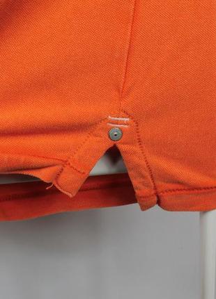 Оригинальная футболка поло napapijri orange polo shirt6 фото