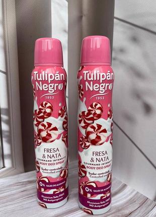 Дезодорант-спрей "солодкі фантазії" - tulipan negro candy fantasy body deo spray, 200 мл4 фото