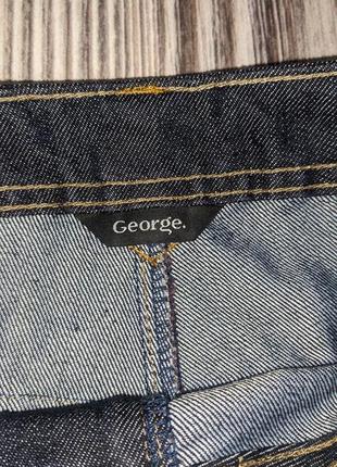 Серая джинсовая короткая юбка george #26906 фото