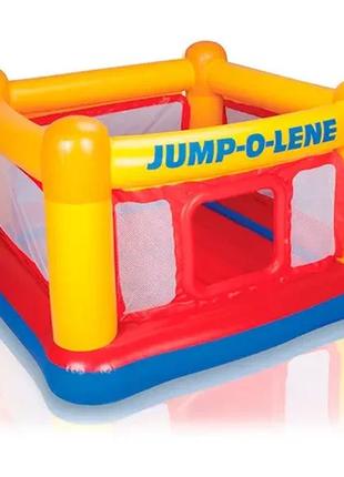 Надувной игровой центр-батут замок playhouse jump-o-lene intex 482602 фото