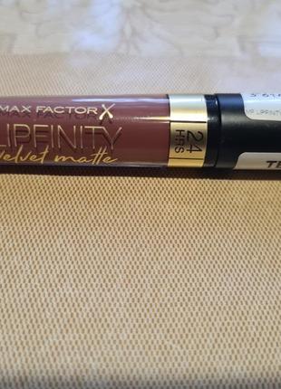 Рідка матова помада (тестер) для губ max factor lipfinity velvet matte