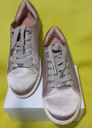 Кроссовки topshop атласные нюдовые кеды 39-40 р.3 фото