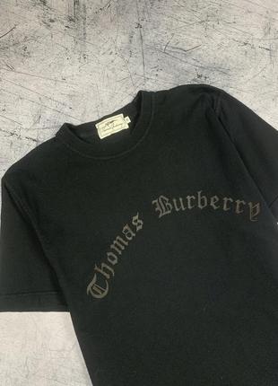 Крутая красивая винтажная футболка thomas burberry оригинал люкс новинка2 фото
