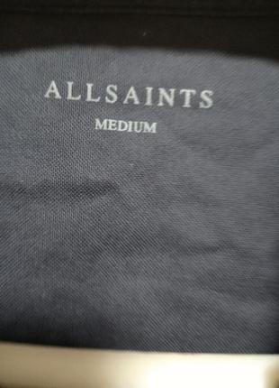 Allsaints хлопковая рубашка5 фото