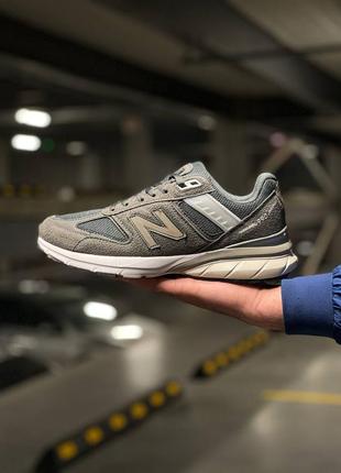 Мужские кроссовки new balance 990 v5 silver