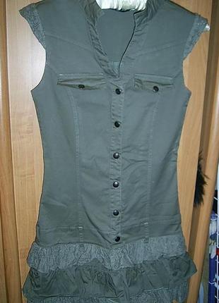 Джинсовый модный сарафан