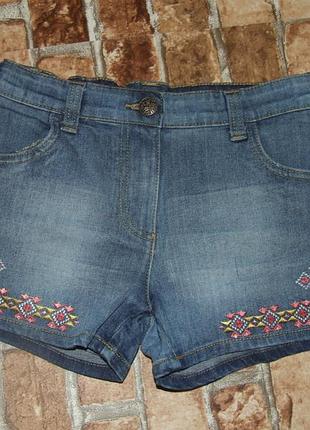 Джинсовые шорты девочке 12 - 13 лет nutmeg