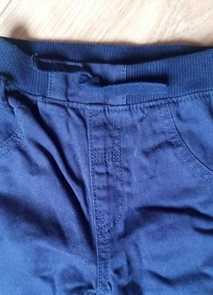 Синие брюки george jeans 9 10 11 12 мес 100% хлопок девочк штаны джинс малышка брюки2 фото
