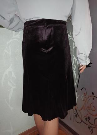 Оксамитова спідниця годе f&f 4