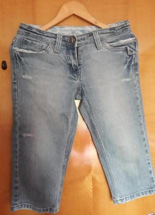 Распродажа!!!джинсовые бриджи, authentic denim1 фото