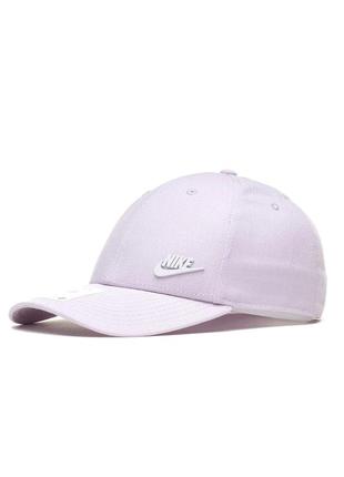 Nike nsw l91 metal futura cap dc3988-530 кепка оригинал блайзер бейсболка унисекс цвет сиреневый