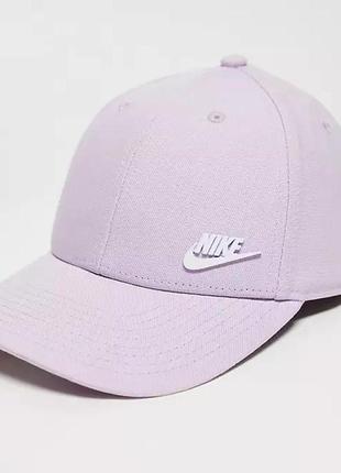 Nike nsw l91 metal futura cap dc3988-530 кепка оригинал блайзер бейсболка унисекс цвет сиреневый1 фото