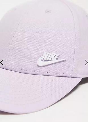 Nike nsw l91 metal futura cap dc3988-530 кепка оригинал блайзер бейсболка унисекс цвет сиреневый4 фото