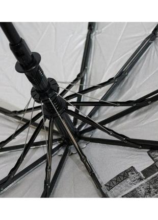 Зонт полуавтомат с печатью рисунка, спицы карбон, анти-ветер, 183134 фото