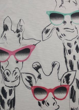 Прикольная футболка с жирафами2 фото