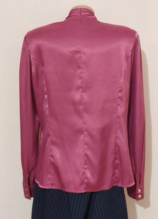 Розовая сияющая блуза 50-52 размера3 фото