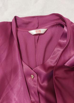 Розовая сияющая блуза 50-52 размера7 фото