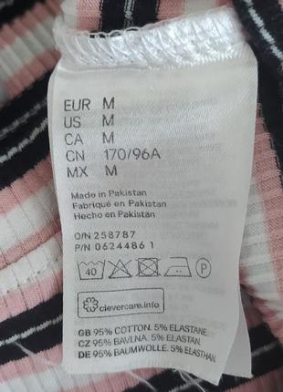 Кроп топ в смужку h&amp;m4 фото