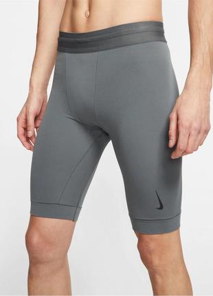 Nike mens infinalon shorts grey cj8018-068 шорти компресійні труси спортивні термо білизна оригінал1 фото