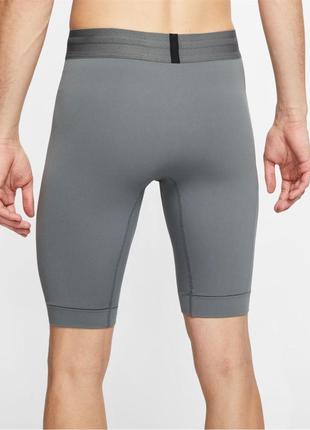 Nike mens infinalon shorts grey cj8018-068 шорти компресійні труси спортивні термо білизна оригінал3 фото