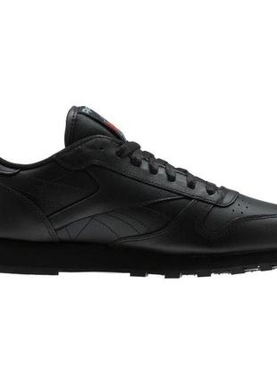 Кроссовки reebok classic leather black 116 2267 оригинал4 фото