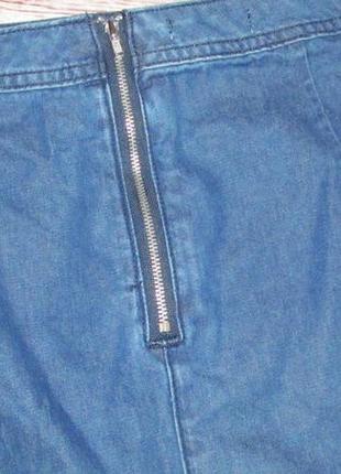 Розпродаж!!!нова джинсова спідничка з воланом3 фото