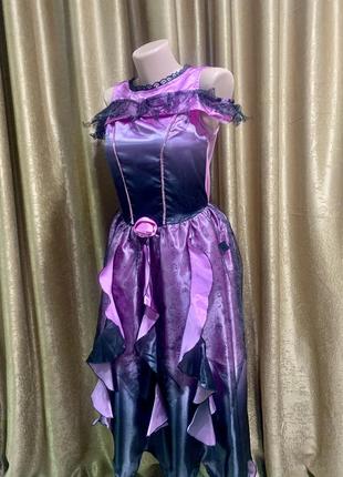 Карнавальний костюм f&f плаття принцеси відьмочки, чарівниці, чаклунки розмір 13-14 років xs s3 фото