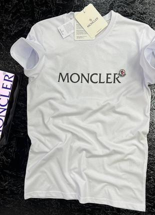 💜есть наложка💜мужская футболка "moncler"💜lux качество💜 оригинал 1:1