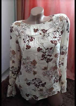 Легкая вискозная рубашка р-р хс