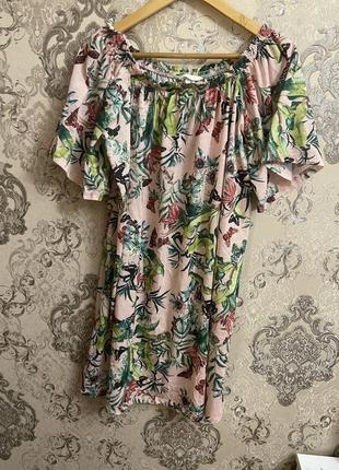 Платье батал большой размер яркое