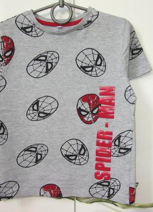 Літній костюм spider-man спайдермен людина-павук людина павук 6-7 років : футболка і пляжні шорти4 фото