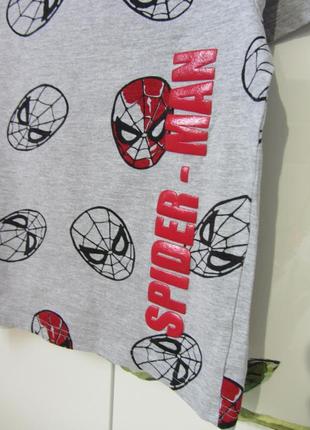 Літній костюм spider-man спайдермен людина-павук людина павук 6-7 років : футболка і пляжні шорти5 фото