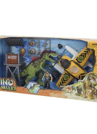 Игровой набор dino valley sea plane attack (542120)