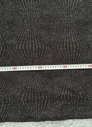 Длинная блестящая туника, черная туника