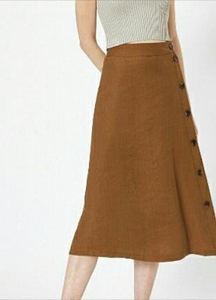 Шикарна спідниця юбка натур тенсел