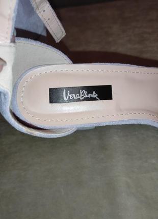 Новые босоножки туфли женские на каблуке замш7 фото