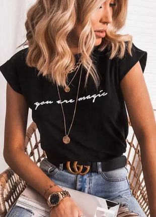 Футболка женская, качественная, стильная, 2 цвета 17ко