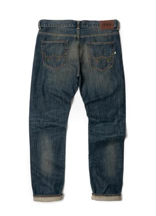 Edwin ed-80 slim tapered blue denim jeans6 фото