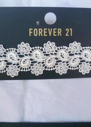 Чокер белое сеточно ошейник тренд