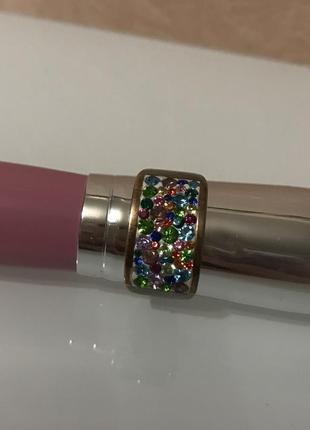 Серебряное кольцо цветное