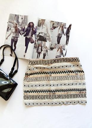 Золота спідниця в паєтках zara.