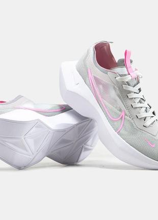 Жіночі кросівки текстильні легкі літні nike vista lite grey pink товста підошва
