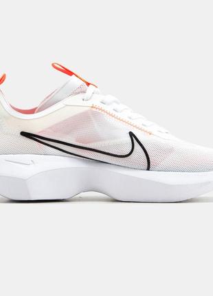 Жіночі кросівки текстильні легкі літні nike vista lite white orange товста підошва4 фото