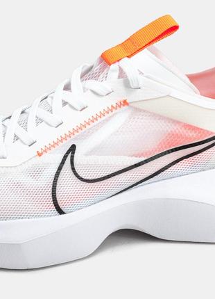 Жіночі кросівки текстильні легкі літні nike vista lite white orange товста підошва9 фото