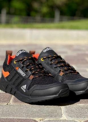 Adidas terrex кроссовки мужские в сетку летние5 фото