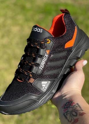 Adidas terrex кроссовки мужские в сетку летние6 фото