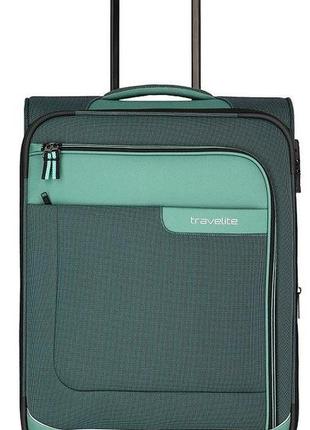 Средний чемодан из ткани travelite viia на 70л1 фото