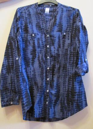 Розпродаж актуальна блуза сорочка котон розмір 14