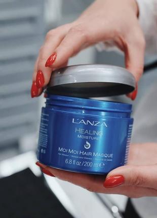 Інтенсивна зволожуюча маска мої мої lʼanza healing moisture moi moi hair masque