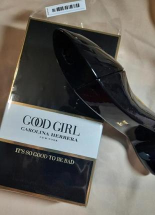 Carolina herrera good girl 80мл туфелька туфля каролина ерера денский парфюм духи парфумована вода 80мл оригинал оригінал жіночий парфум1 фото